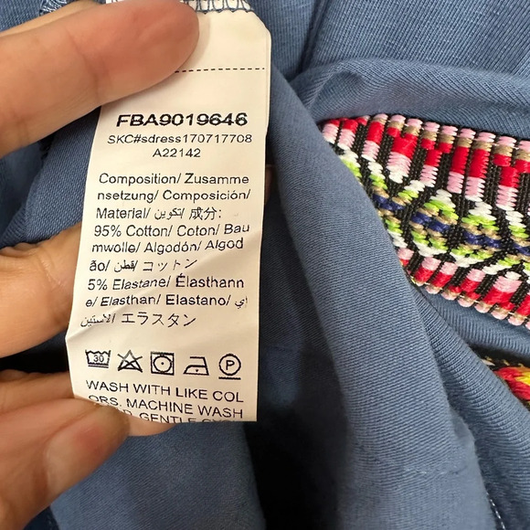 ROMWE Women’s Sleeveless Medium Boho Tank Light Blue Summer Dress BNWT - Picture 5 of 7